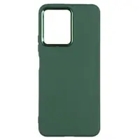 Чехол накладка Silicone Cover Metal Frame Xiaomi Redmi Note 12S Зеленая/ Army Green