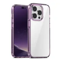 Чехол накладка iPaky Purple iPhone 14 Pro Max Прозрачно-фиолетовая