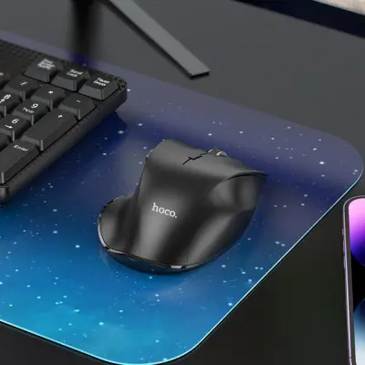 Беспроводная мышь BT Hoco GM24 Black, Черная