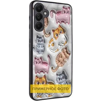 Чехол накладка Prisma Fluffie Xiaomi Redmi Note 13 Pro 4G Котята