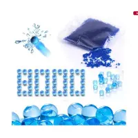 Гидрогелевые шарики (орбизы) 8000 шт упаковка (Синий)