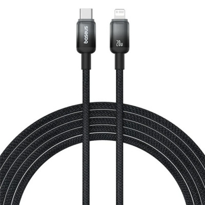 Кабель дата Baseus Discolor Type-C to Lightning 1м 20W Черный