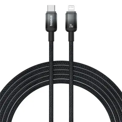 Кабель дата Baseus Discolor Type-C to Lightning 1м 20W Чорний