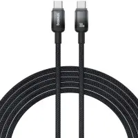 Кабель Baseus Discolor Type-C to Type-C 100w 1м Чорний Кабель Baseus Discolor Type-C to Type-C 100w 1м Чорний