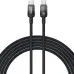 Кабель Baseus Discolor Type-C to Type-C 100w 1м Чёрный