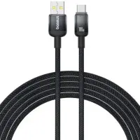 Кабель дата Baseus Discolor USB Type A - Type-C 100W 1м Черный
