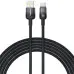 Кабель дата Baseus Discolor USB Type A - Type-C 100W 1м Черный