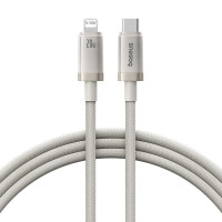 Кабель Baseus Titanium Alloy Type-C to Lightning 1м 20W Золотий Кабель Baseus Titanium Alloy Type-C to Lightning 1м 20W Золотий