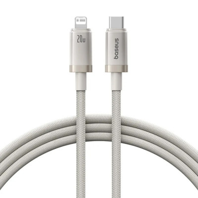 Кабель Baseus Titanium Alloy Type-C to Lightning 1м 20W Золотой