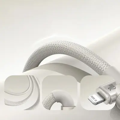 Кабель Baseus Titanium Alloy Type-C to Lightning 1м 20W Золотой