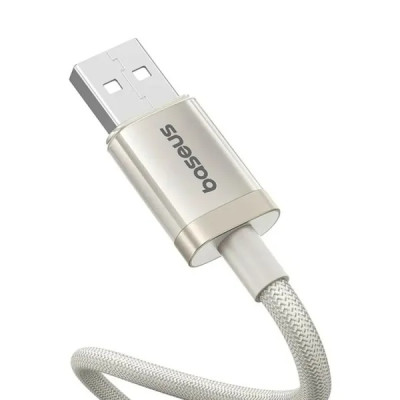 Кабель Baseus Titanium Alloy Lightning 2.4A 1м Золотой