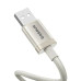 Кабель Baseus Titanium Alloy Lightning 2.4A 1м Золотой