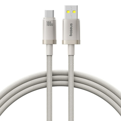 Кабель Baseus Titanium Alloy Type-C 100W 1м Золотой