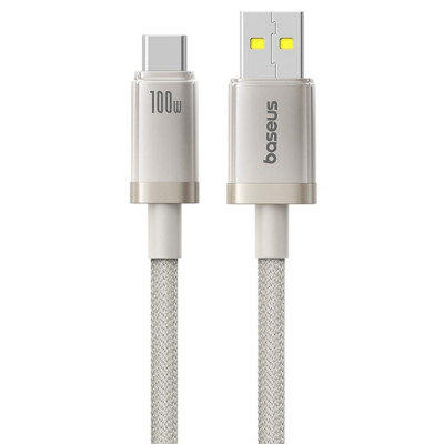 Кабель Baseus Titanium Alloy Type-C 100W 1м Золотой