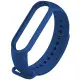 Ремешок Силикон Mi Band 3/4/5/6/7 Темно-синий