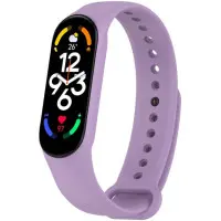 Ремешок Силикон Mi Band 3/4/5/6/7 Сиреневый Elegant Purple Ремешок Силикон Mi Band 3/4/5/6/7 Сиреневый Elegant Purple