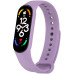 Ремешок Силикон Mi Band 3/4/5/6/7 Сиреневый Elegant Purple