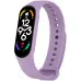 Ремешок Силикон Mi Band 3/4/5/6/7 Сиреневый Elegant Purple