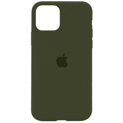 Чехол накладка HC iPhone 13 Зеленая Dark Olive Full