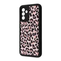 Чехол накладка Wave Artfull Samsung A366 (A36)/A566 (A56) Чёрный (light leopard)