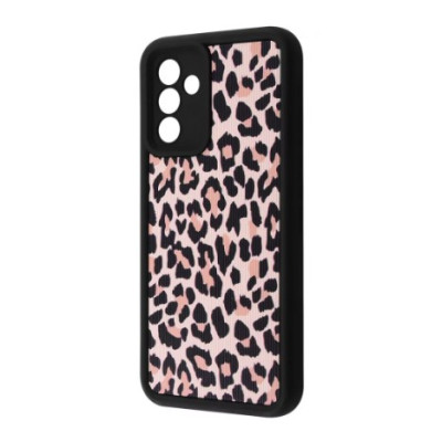 Чехол накладка Wave Artfull Samsung A366 (A36)/A566 (A56) Чёрный (light leopard)
