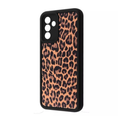 Чехол накладка Wave Artfull Samsung A366 (A36)/A566 (A56) Чёрный  (Dark leopard)