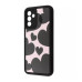 Чехол накладка Wave Artfull Samsung A366 (A36)/A566 (A56) Чёрный (Black Hearts)