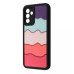 Чехол накладка Wave Artfull Samsung A366 (A36)/A566 (A56) Чёрный (Colorfull Waves)