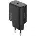 Сетевое зарядное устройство Proove Silicone Power 20W PD + Type-C to Lightning Black, Чёрный