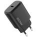 Сетевое зарядное устройство Proove Silicone Power 20W PD + Type-C to Lightning Black, Чёрный