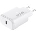 Сетевое зарядное устройство Proove Silicone Power 20W PD + Type-C to Lightning Белый