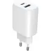 Мережевий зарядний пристрій Proove Silicone Power 2 30W PD + Type-C to Type-C Білий