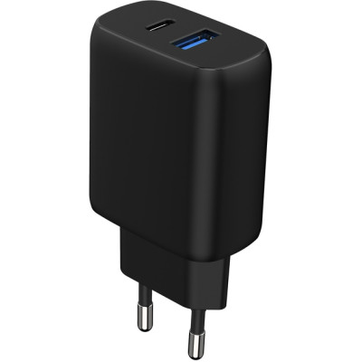 Сетевое зарядное устройство Proove Silicone Power 2 30W PD + Type-C to Type-C Черный