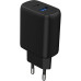 Сетевое зарядное устройство Proove Silicone Power 2 30W PD + Type-C to Type-C Черный