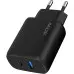 Мережевий зарядний пристрій Proove Silicone Power 2 30W PD + Type-C to Type-C Чорний