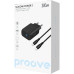 Сетевое зарядное устройство Proove Silicone Power 2 30W PD + Type-C to Type-C Черный