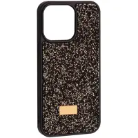 Чехол Накладка Swarovski Diamond iPhone 13 Темно-Фиолетовая