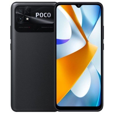Смартфон Xiaomi Poco C40 4/64GB Black, чорний