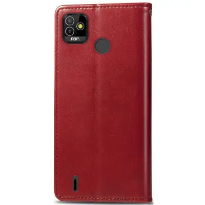 Чехол-книжка Getman Gallant TECNO POP 5 Красная