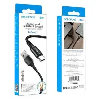 Кабель дата Borofone BX54 USB Type A - Type-C 1м Чёрный Кабель дата Borofone BX54 USB Type A - Type-C 1м Чёрный