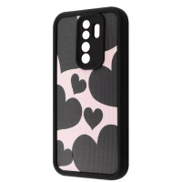 Чохол накладка Wave Artfull Xiaomi Redmi 9 Чорний (Black Hearts) Чохол накладка Wave Artfull Xiaomi Redmi 9 Чорний (Black Hearts)