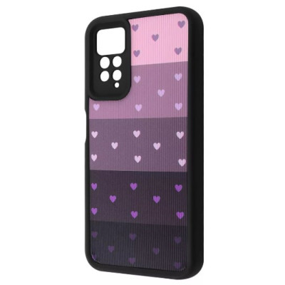 Чохол накладка Wave Artfull Xiaomi Redmi 13 4G/Poco M6 4G Чорний (Little Hearts)