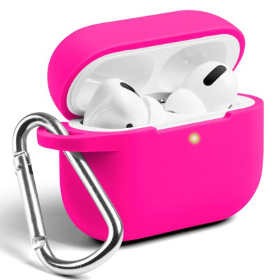 Чохол для навушників AirPods 3 Рожевий Неон
