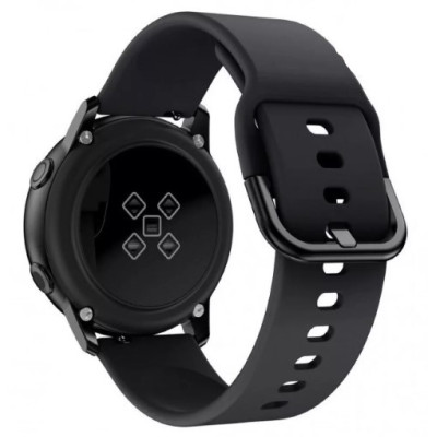 Ремінець на годинник Універсальний 20мм Active Чорний  (Amazfit Bip)