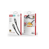 Кабель дата XO NBQ180a  Type-C to Lightning PD (20W) 1м Чорний