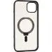 Чохол накладка Bumper Magsafe Stand iPhone 13 Чорна