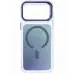 Чохол Накладка Jewel Sparkle MagSafe iPhone 17 Pro Синя (Royal Blue)