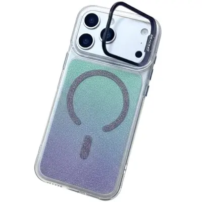 Чохол Накладка Jewel Sparkle MagSafe iPhone 17 Pro Синя (Royal Blue)