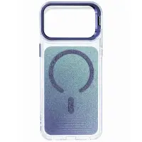 Чехол Накладка Jewel Sparkle MagSafe iPhone 17 Pro Max Синяя (Royal Blue)