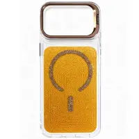 Чехол Накладка Jewel Sparkle MagSafe iPhone 17 Pro Max Sunny Gold